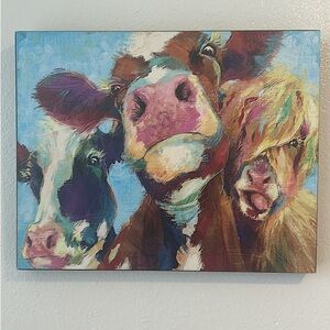 Cow pic approx 14x11